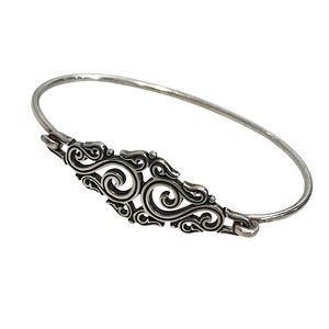 vintage silver cuff bangle
