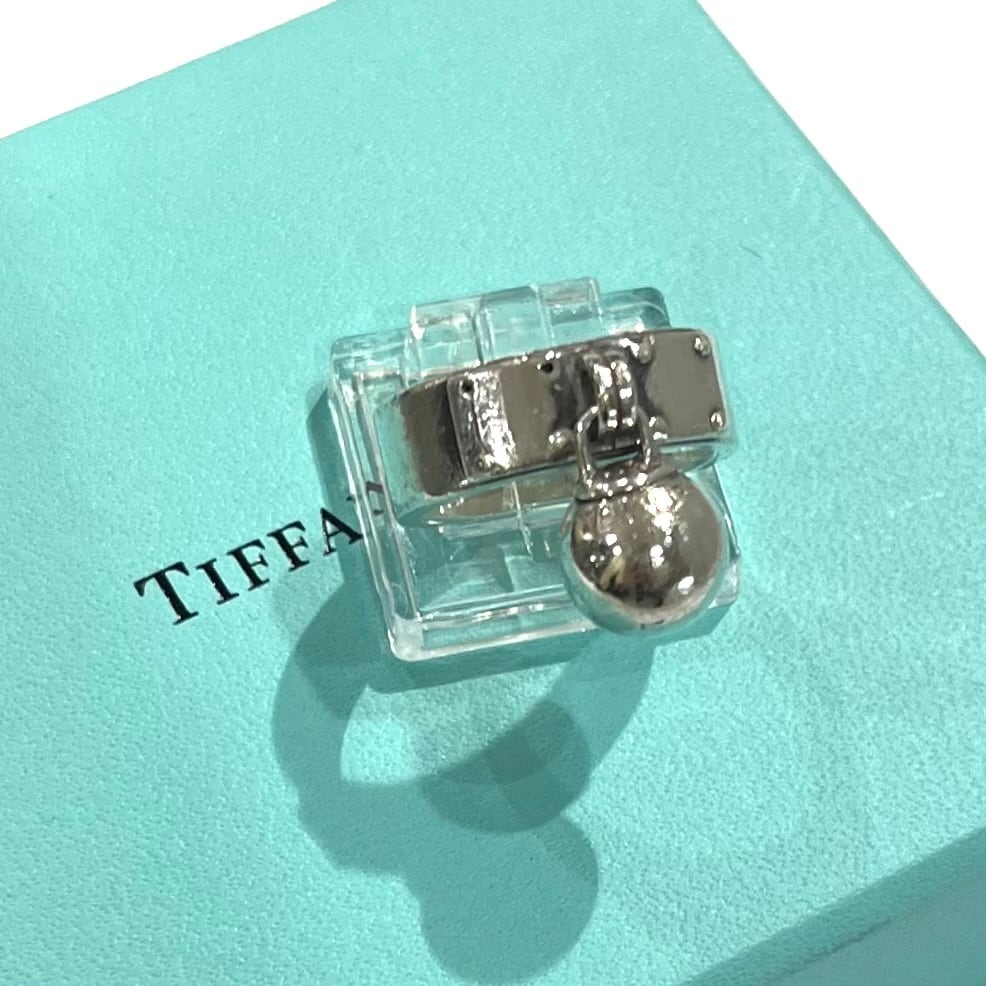 0453 【TIFFANY&CO. 】TIFFANY &CO ハードウェア ボールダングルリング