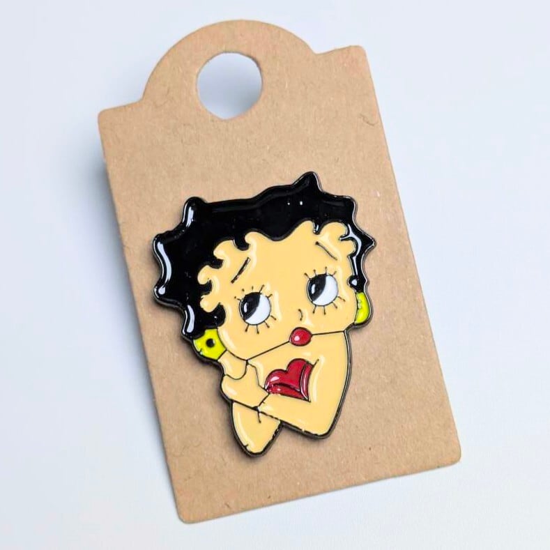 送料無料！ ★ピンズ PINS★ピンバッジ 【 Betty Boop ( ベティブープ ) 】 〚アメリカン雑貨 アメトイ〛