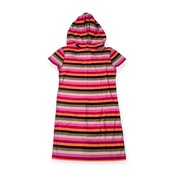 フランス製 SONIA RYKIEL ソニアリキエル ボーダー フード 半袖 ワンピース M/マルチ レディース