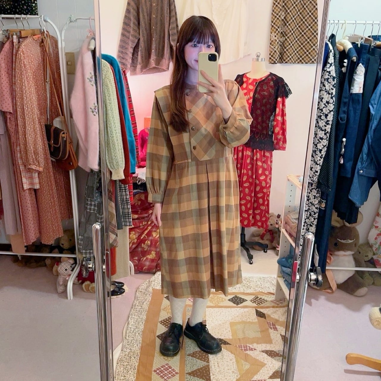 block check asymmetry button one-piece