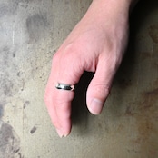 INTÉRIM / TAXCO SILVER FLAT TWISTED RING