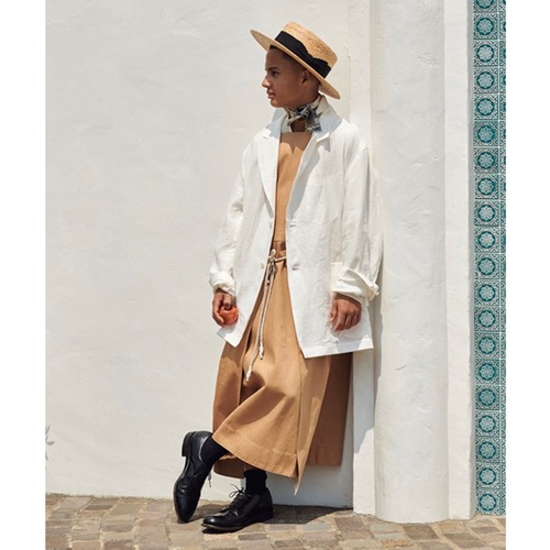 ASEEDONCLOUD/アシードンクラウド  Merchant Apron Dress #261303 Brown