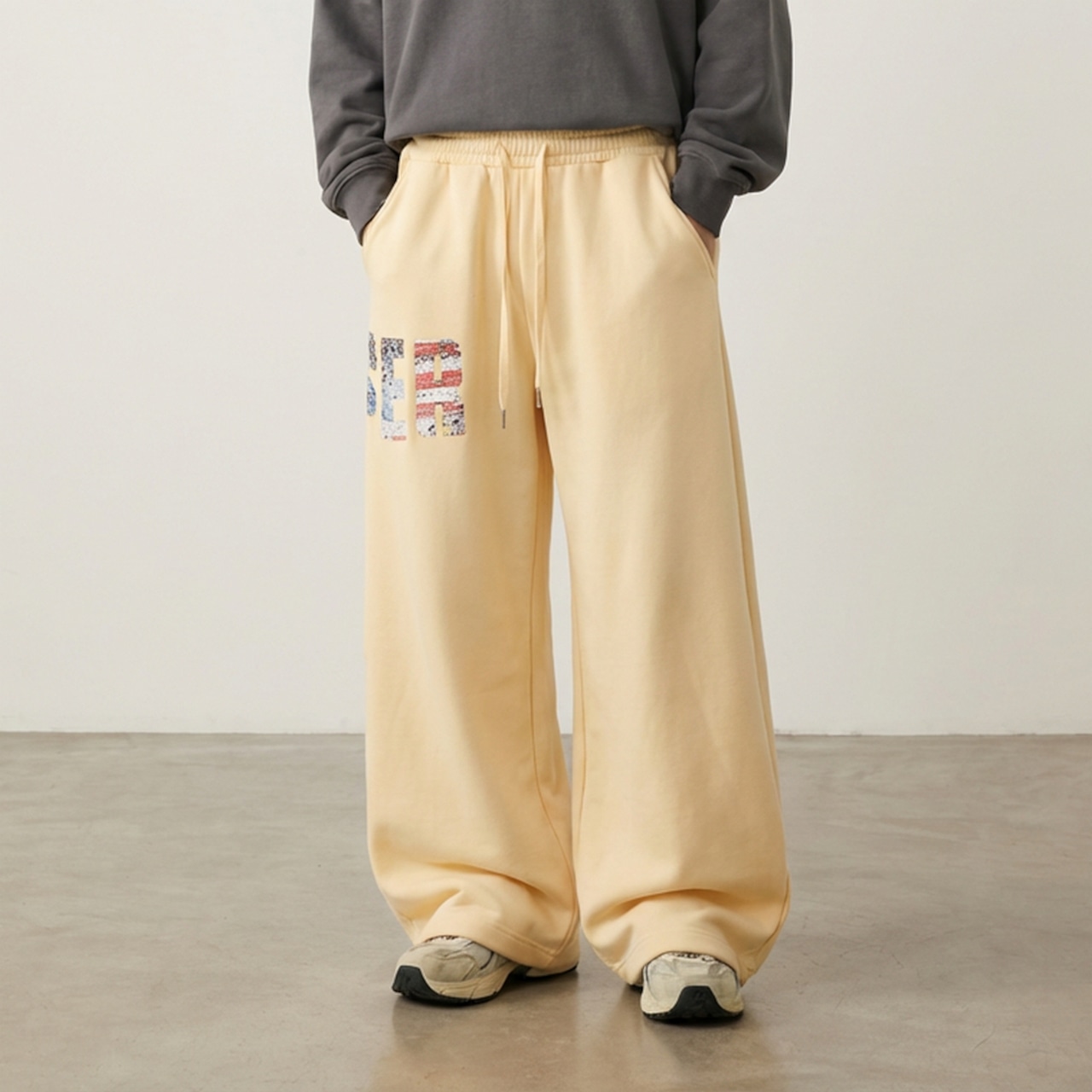 ストリート  裏起毛 SER スウェットパンツ P380