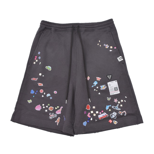 【Maison MIHARA YASUHIRO】KIDS STICKER SWEAT SHORTS