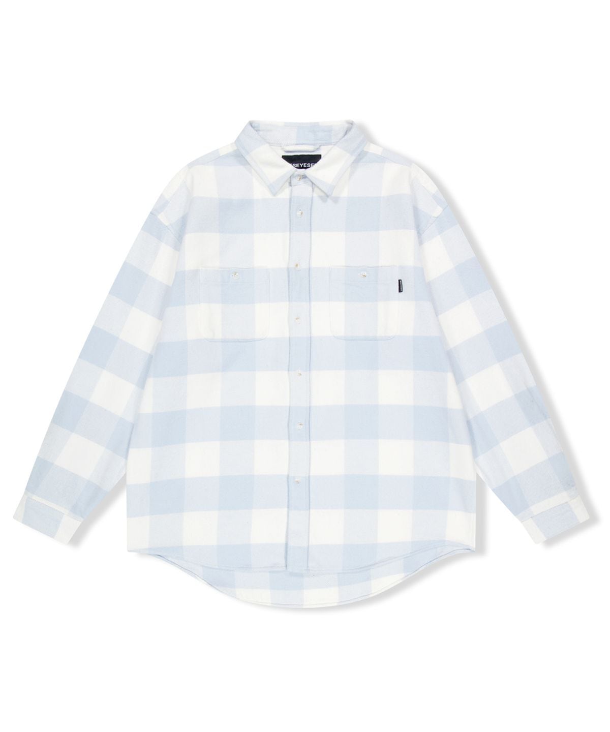 ☆NCT DREAM チソン 着用！！【YESEYESEE】Buffalo Check Shirt Sky