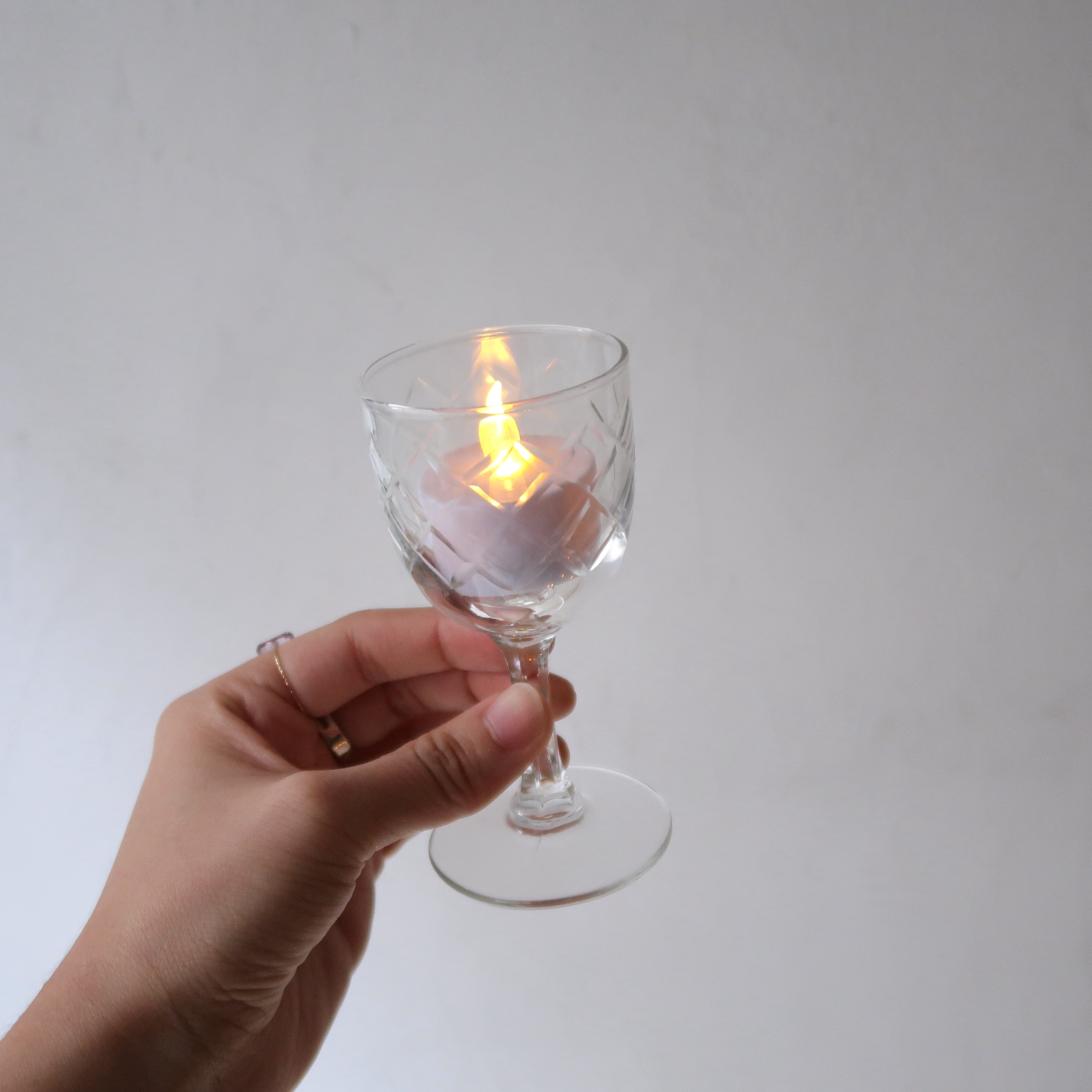 ミニグラスのキャンドルホルダー | SUISUI