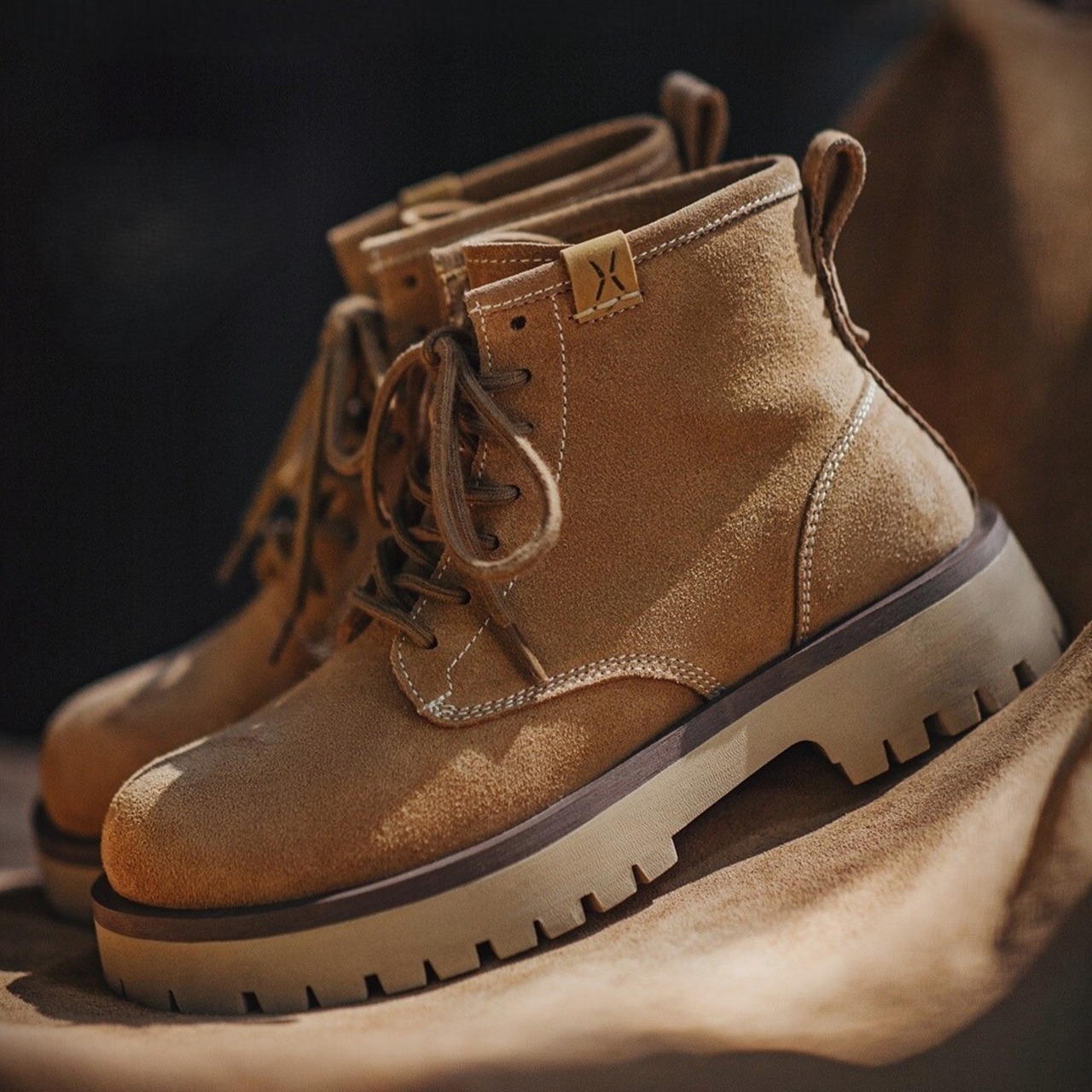Cow Suede High-Top Ankle Boots / カウ スエード ハイトップ アンクル ブーツ