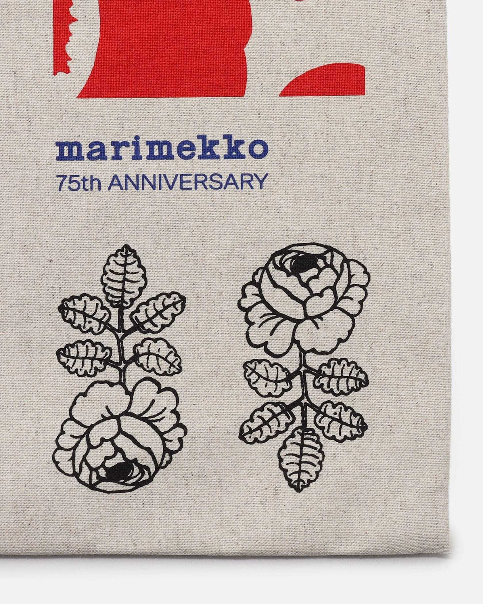 日本限定】marimekko マリメッコ／75th Anniversary トートバッグ