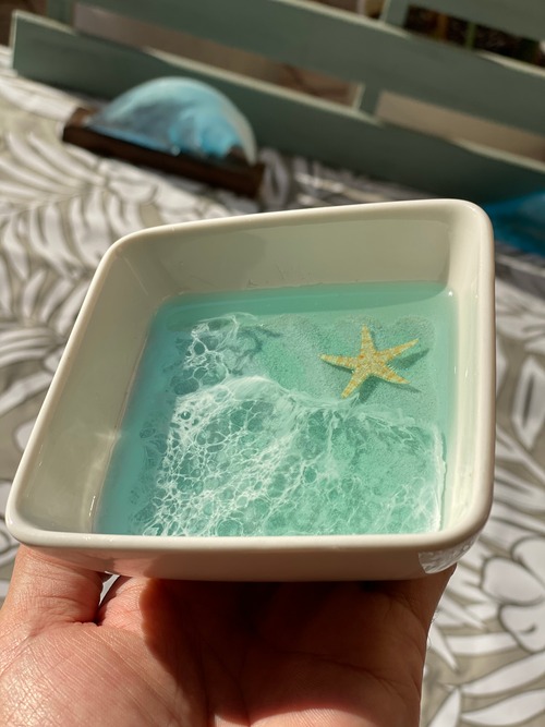 オーシャンレジンアクセサリートレー