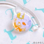 【CHIQON】ROUND  缶バッチ「ほんのむし」