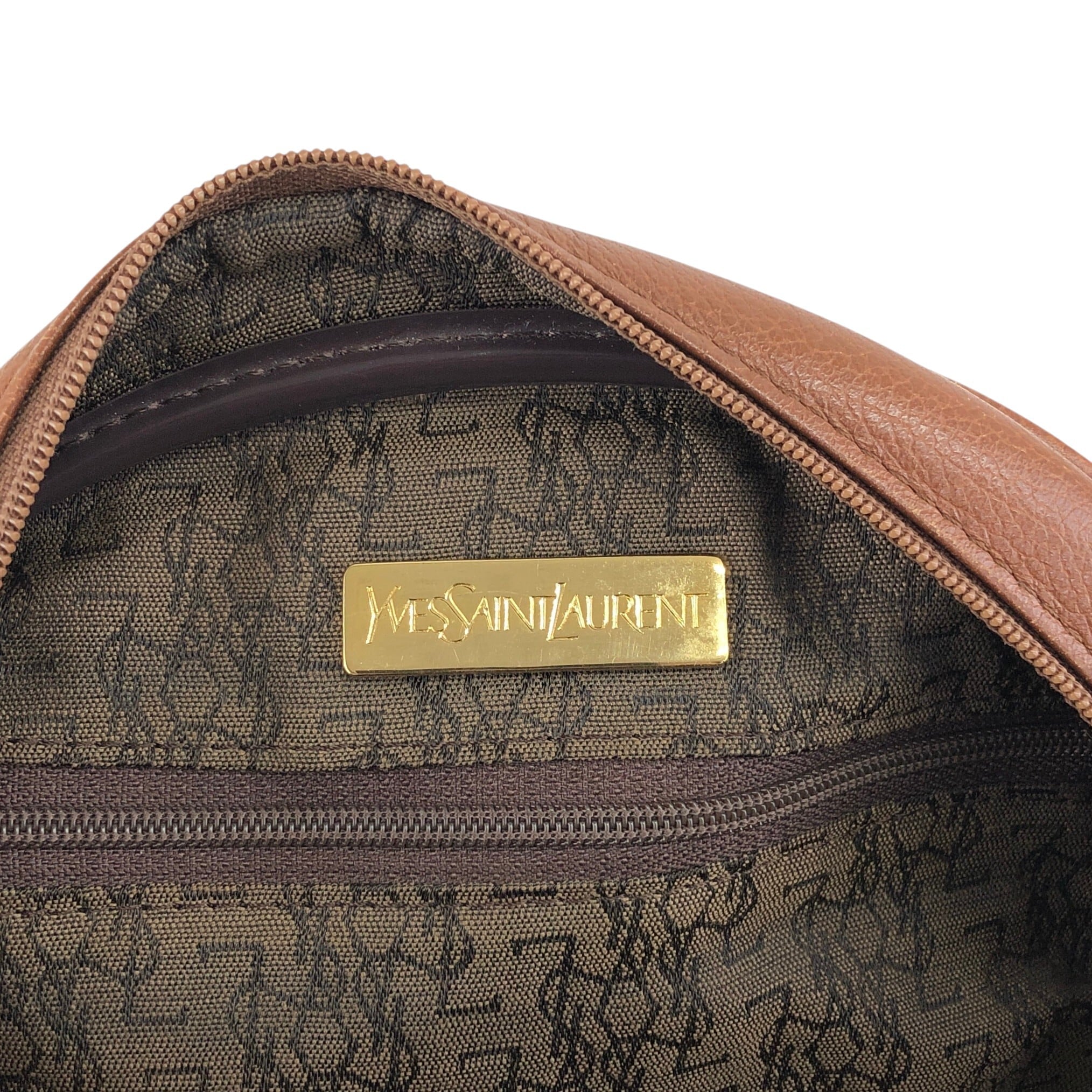 Yves Saint Laurent イヴ・サンローラン ショルダーバッグ ブラウン