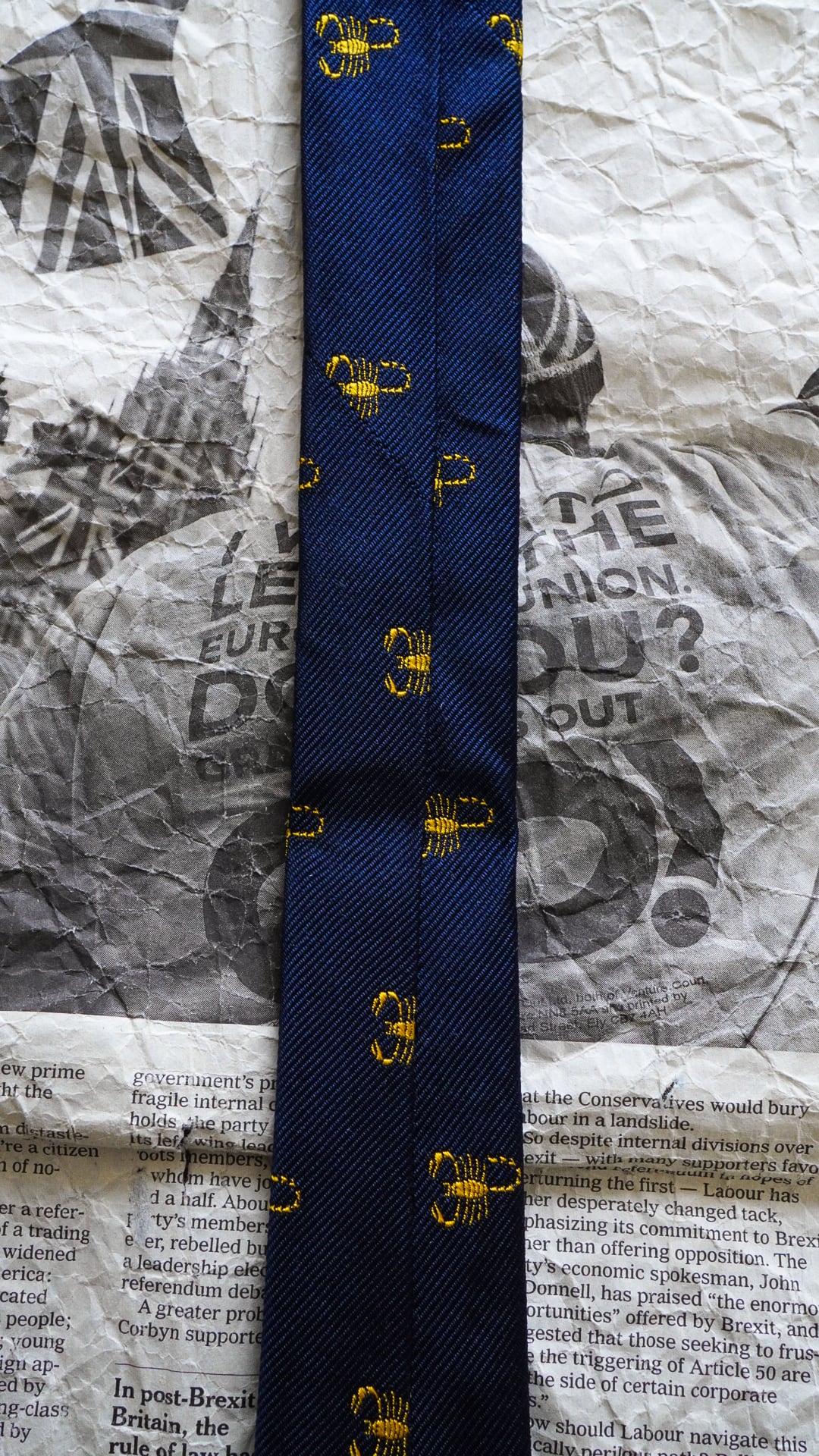 1960s】BROOKS BROTHERS ブルックスブラザーズ さそり座柄 ネクタイ