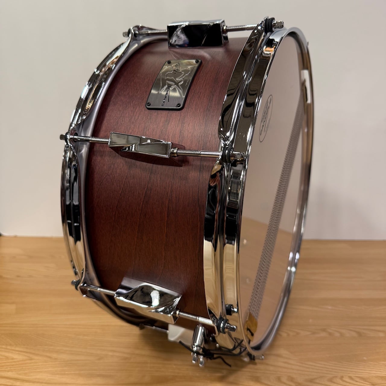 CANOPUS 刃II YAIBA Birch Snare Drum 14×6.5 JSB-1465 Dark Wine Red