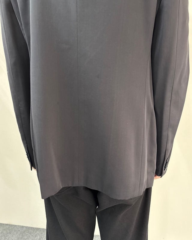 【GIORGIO ARMARNI】wool silk single tailored jacket