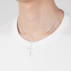 LAD MUSICIAN【ラッドミュージシャン 】CHAIN CROSS NECKLACE.(ITEM NO:2126-931/SILVER)