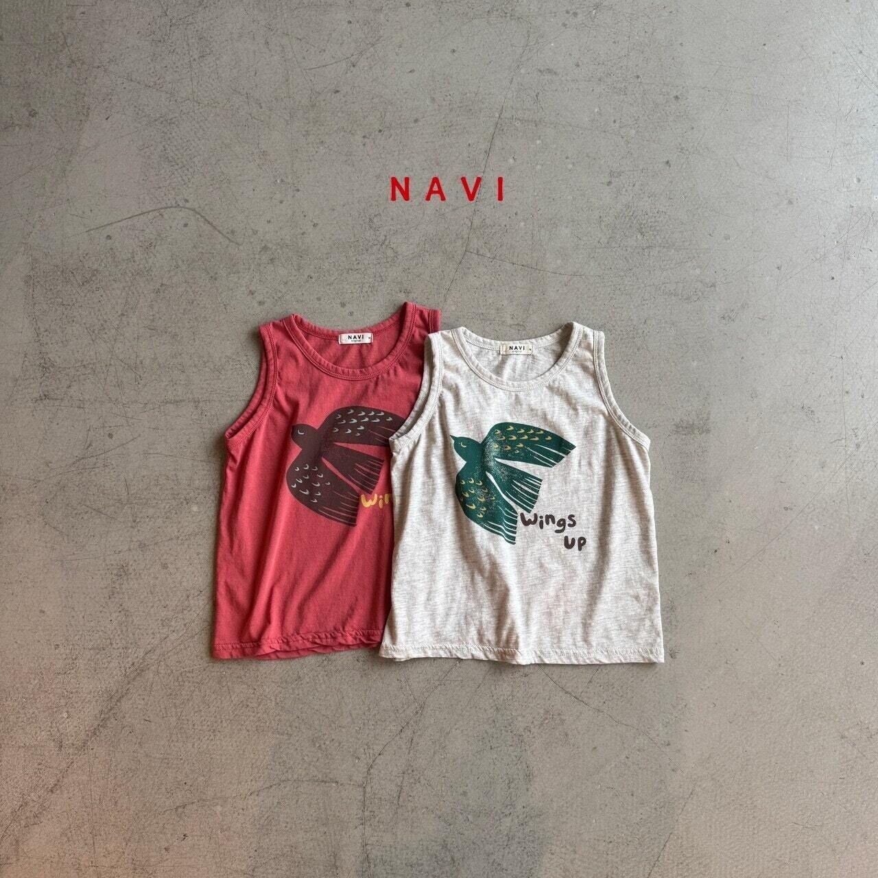 《予約》navi. ¨ wings tank top ¨ 26summer