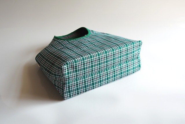 BAG Margarita 【Green Check × recycled felt】
