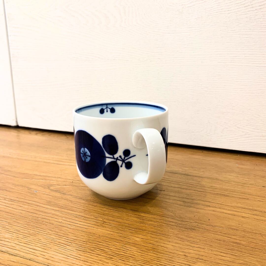 【波佐見焼】【白山陶器】【ブルーム】【リース】【マグカップ】 北欧風 食器   おしゃれ かわいい