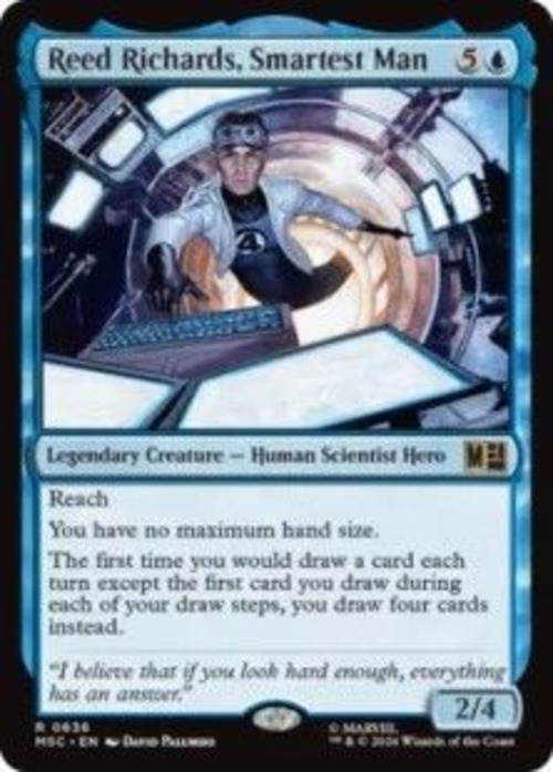 MTG《史上最高の天才、リード・リチャーズ/Reed Richards, Smartest Man(MSC)》英語