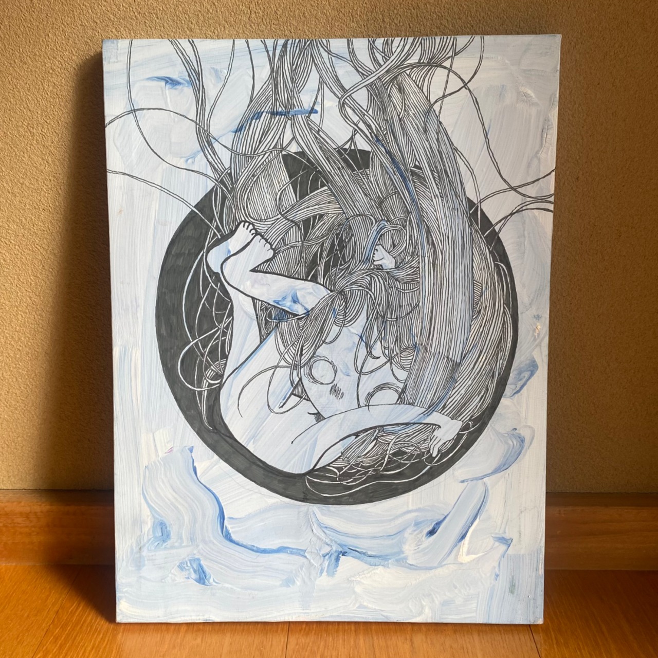 イラスト原画【少女〜落〜】 | かゆいゆいか 