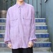 EU VINTAGE eterna EMBROIDERY JACQUARED SILK100% DESIGN SHIRT/ヨーロッパ古着刺繍ジャガードシルク100%デザインシャツ