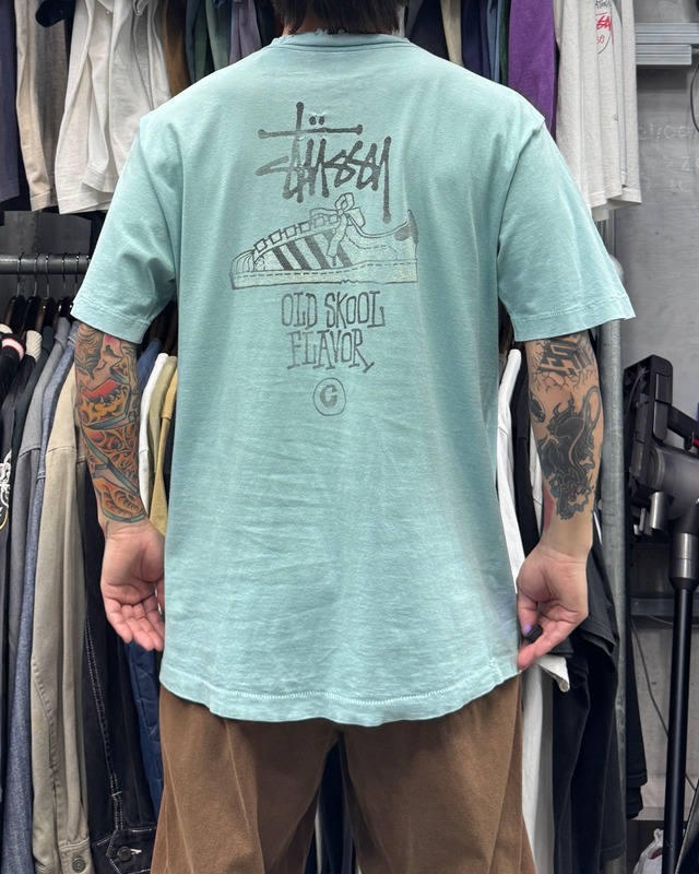 【Special!!】90’s old stussy Design Tee “SUPERSTAR” " OLD SKOOL FLAVOR " "黒タグ" “スーパースター” “レアカラー”【高円寺本店】