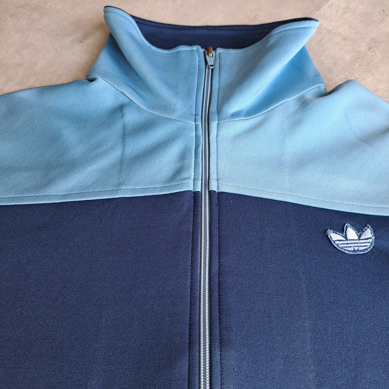 70s 西ドイツタグ 水色 在原みゆ紀 Adidas トラックジャケット 5号 