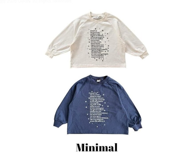 【取寄/韓国直送】MINIMAL  ステラTシャツ｜秋服｜韓国子供服｜26/AT