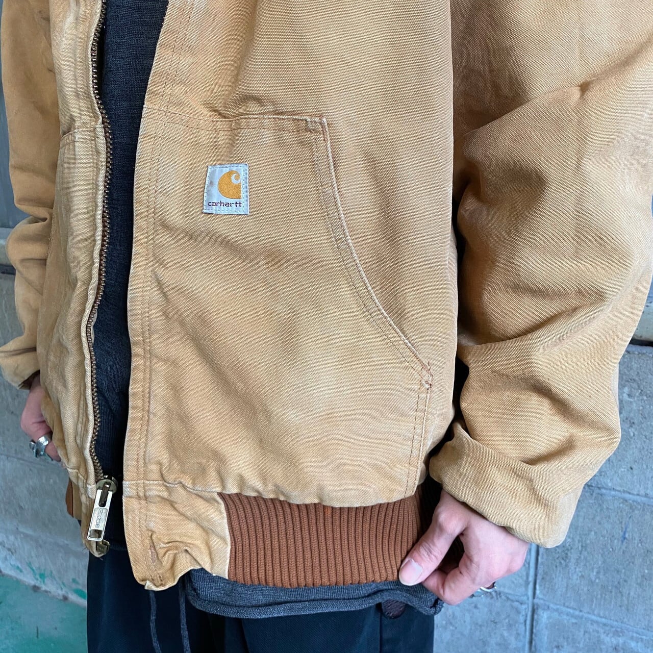 90年代 Carhartt カーハート アクティブジャケット メンズXL 古着 90S ...