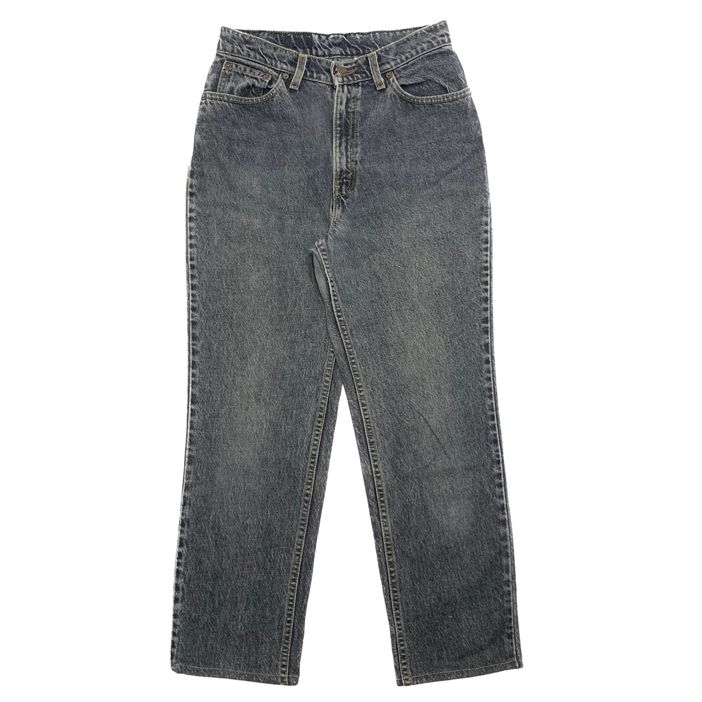 7836 リーバイス525? ブラックデニム デニムパンツ 輸入古着 W29 | San