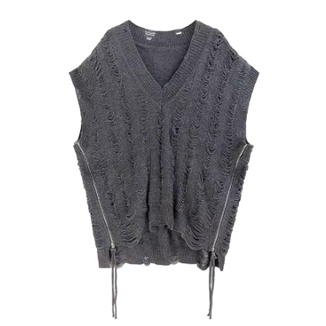 Side zip vest 1581