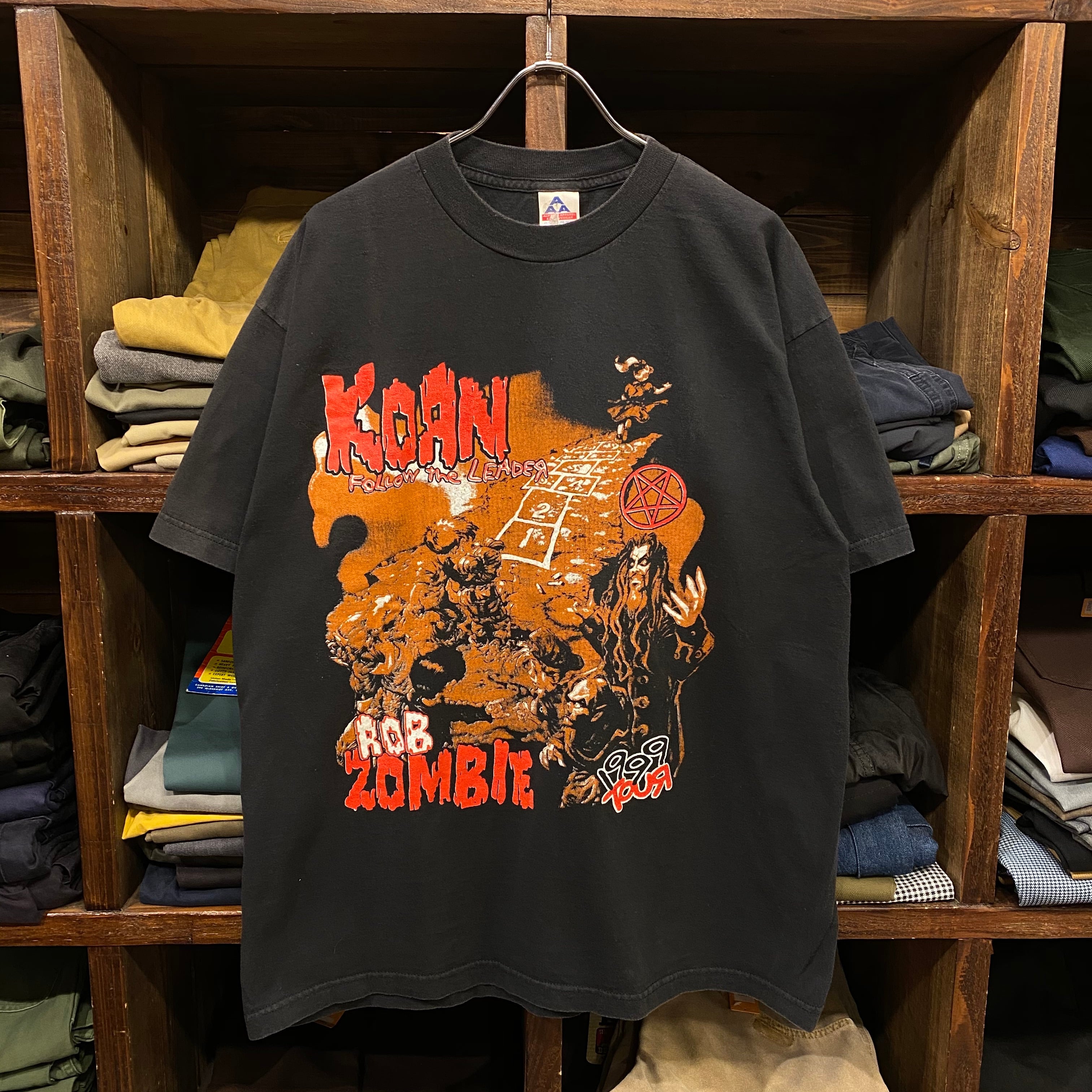 90s Korn × Rob Zombie Tシャツ | VOSTOK