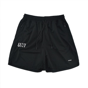 UNN Logo mesh shorts :  ブラック