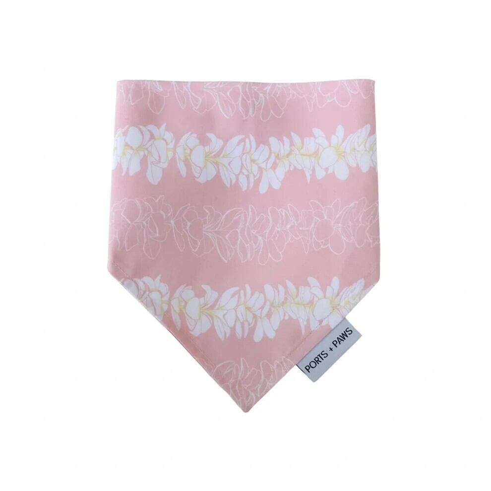 【PORTS+PAWS】Quick Dry Bandana PLUMERIA LEI