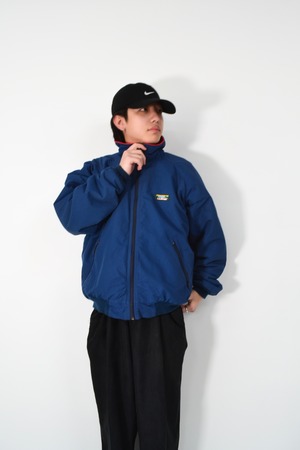 80s USA made L.L.Bean warm up nylon jacket