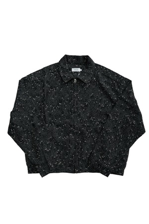 ATELANE / MESH BONDING DRIZZLER JACKET - BLACK