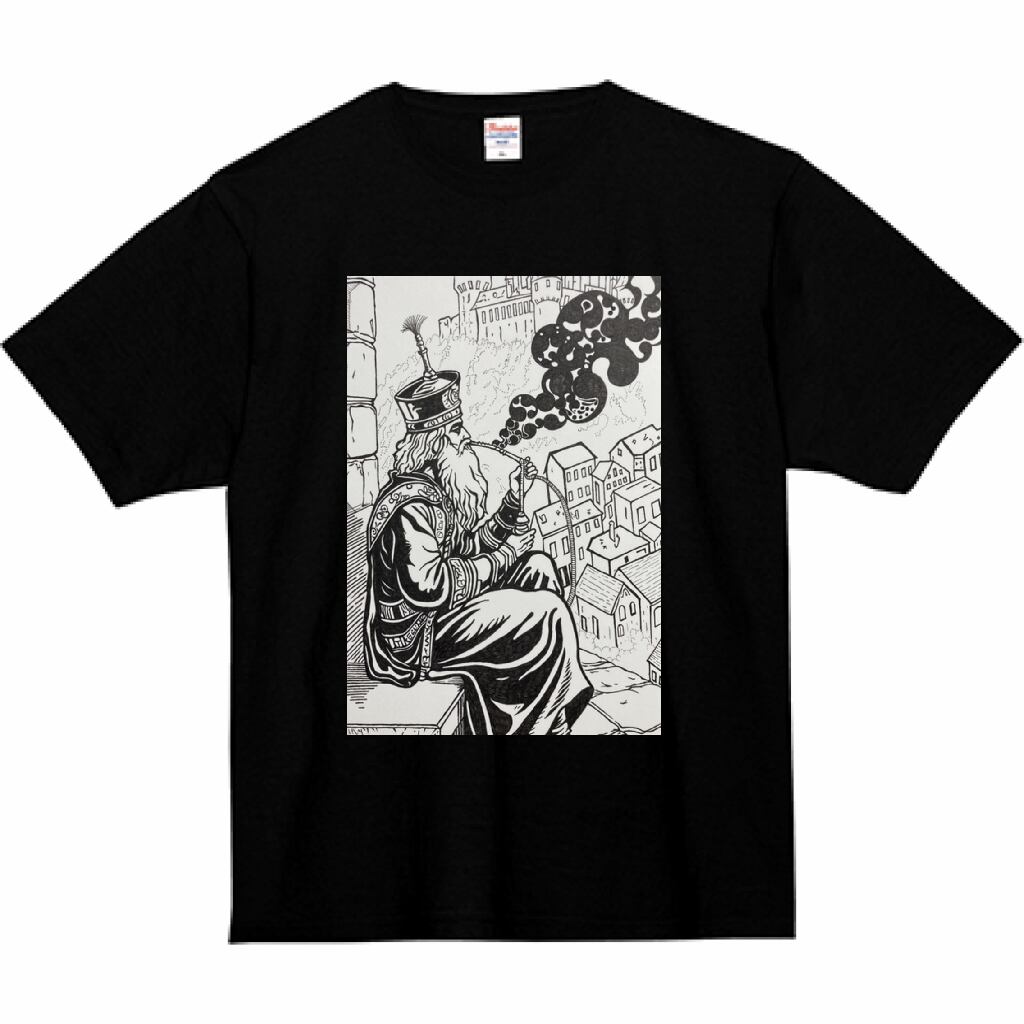 な*ぎ様 Zavage　最古参　Tシャツ Tシャツ／黒】分断なき世界 | 高宮 新一郎 【絵画 販売サイト】