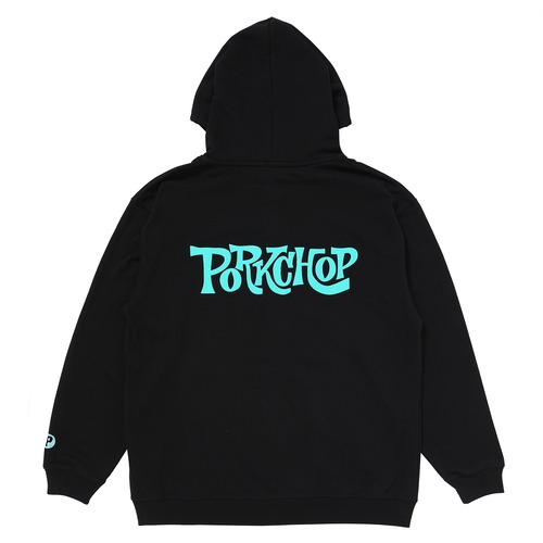 SC LOGO ZIP UP HOODIE/BLACK