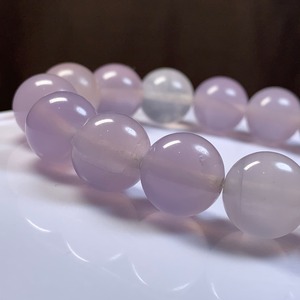 A49.ミルキーパープルフローライト・ブレスレット
