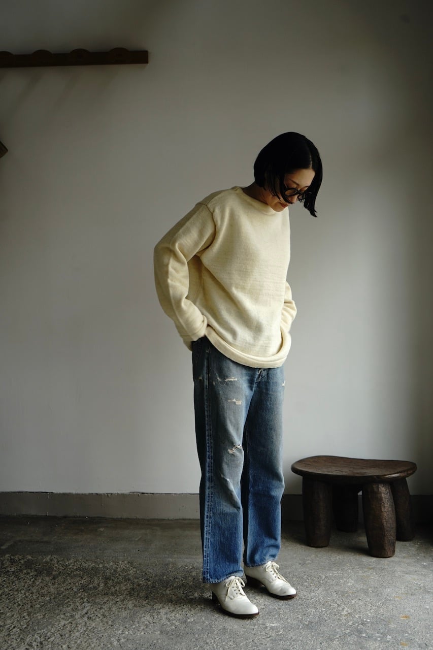 SOLNORD / Basque Sweater(Natural) | MING folk equipment