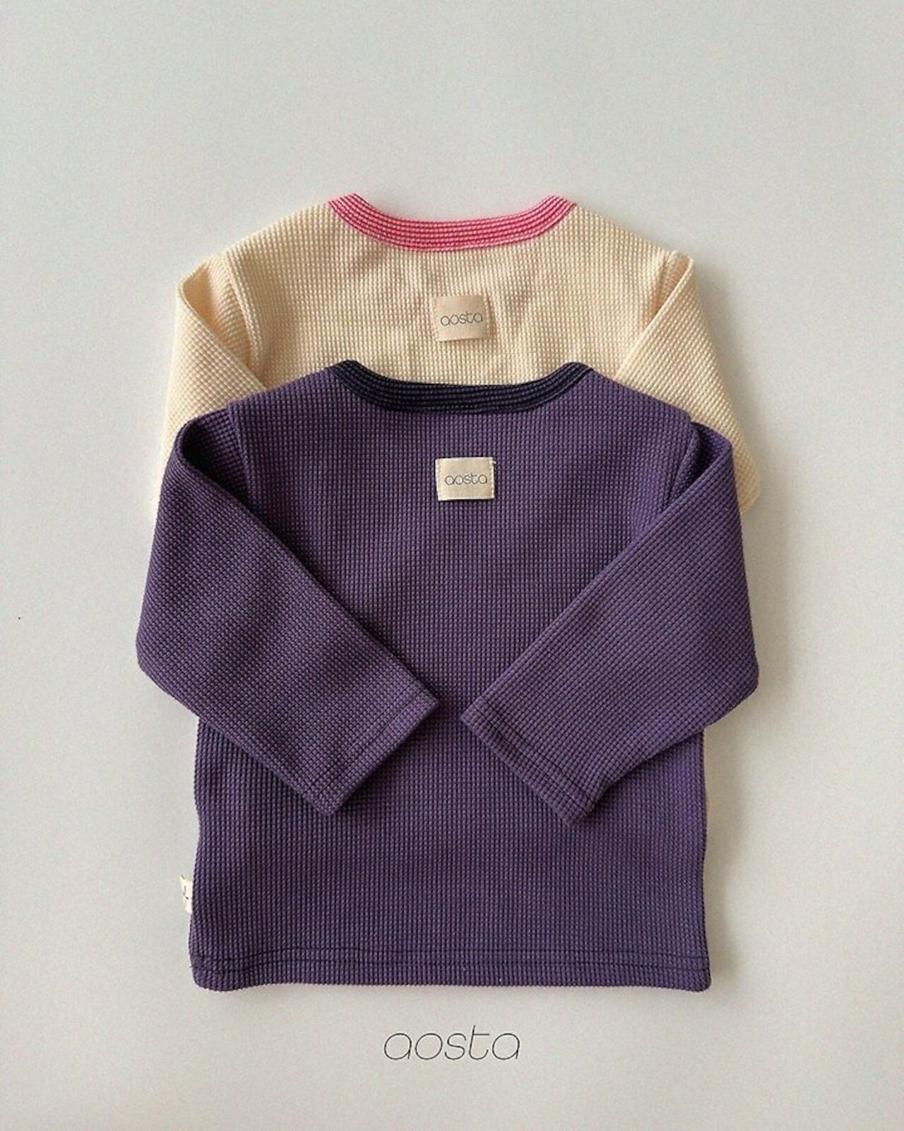 韓国子供服 / 26Autumn / Aosta / イチゴTシャツ / 秋服 *S~XXL*