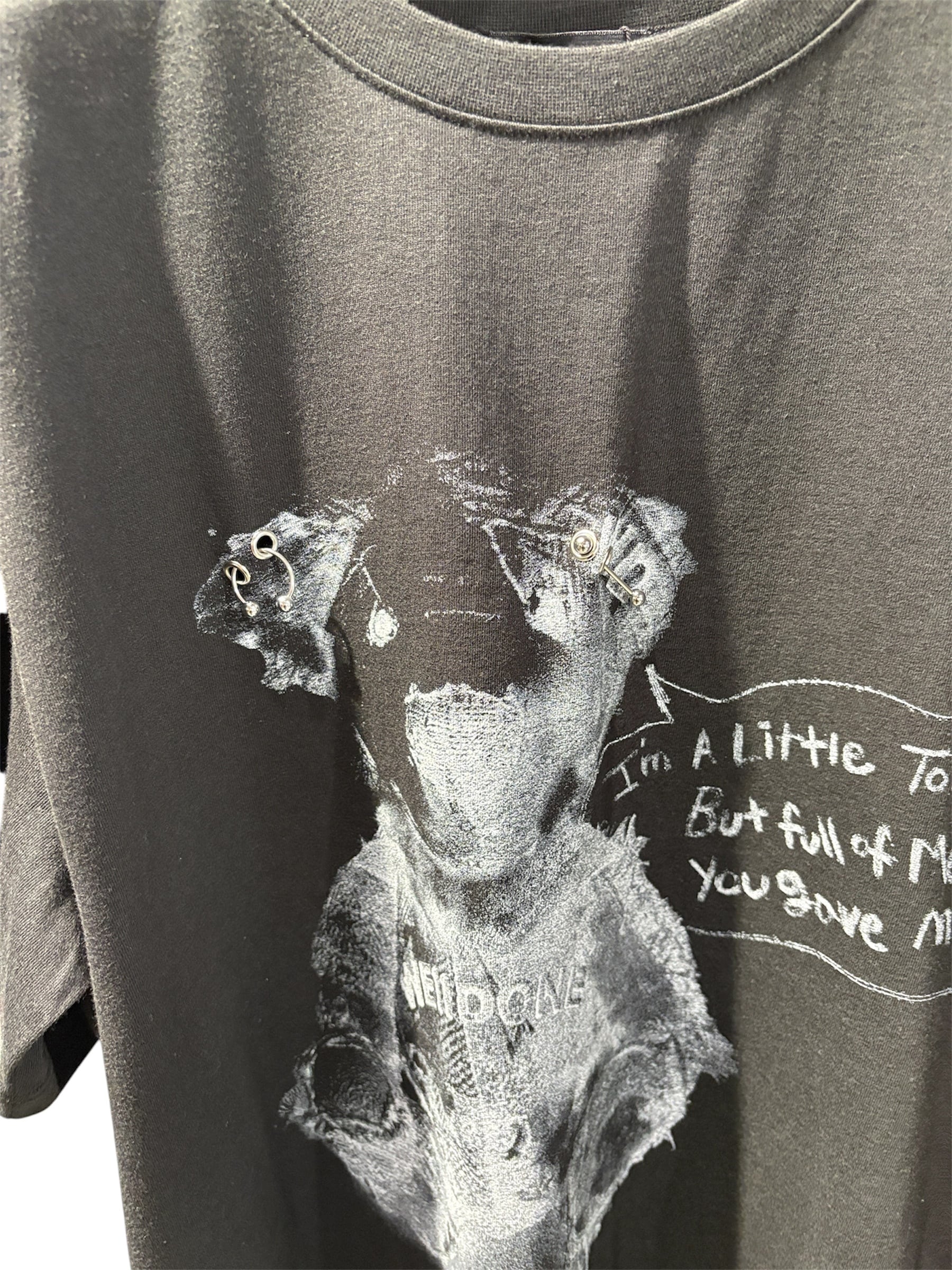 26AW】WE11DONE ウェルダン / Tシャツ / DRAWING TEDDY T-SHIRT