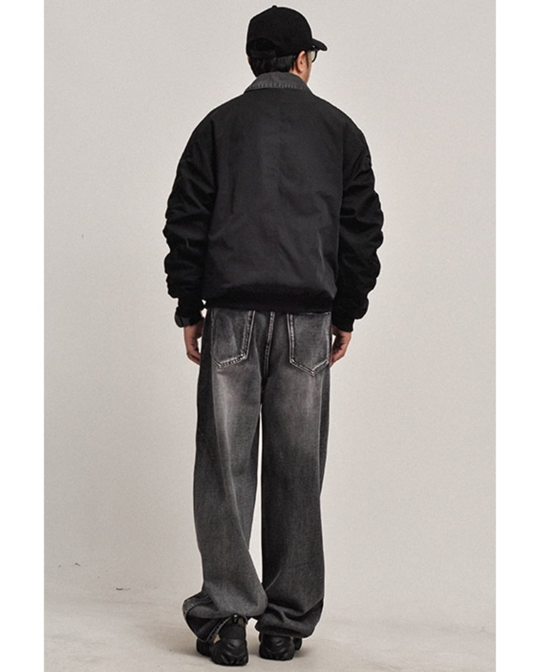 Denim Switch MA-1 Jacket x00803 | XPOSE