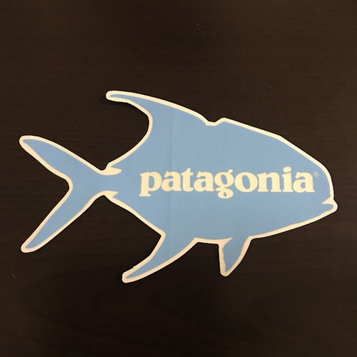 【pa-11】patagonia パタゴニア ステッカー ライトブルー permit