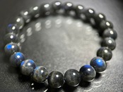 【S】ブラックラブラドライトブレスレット