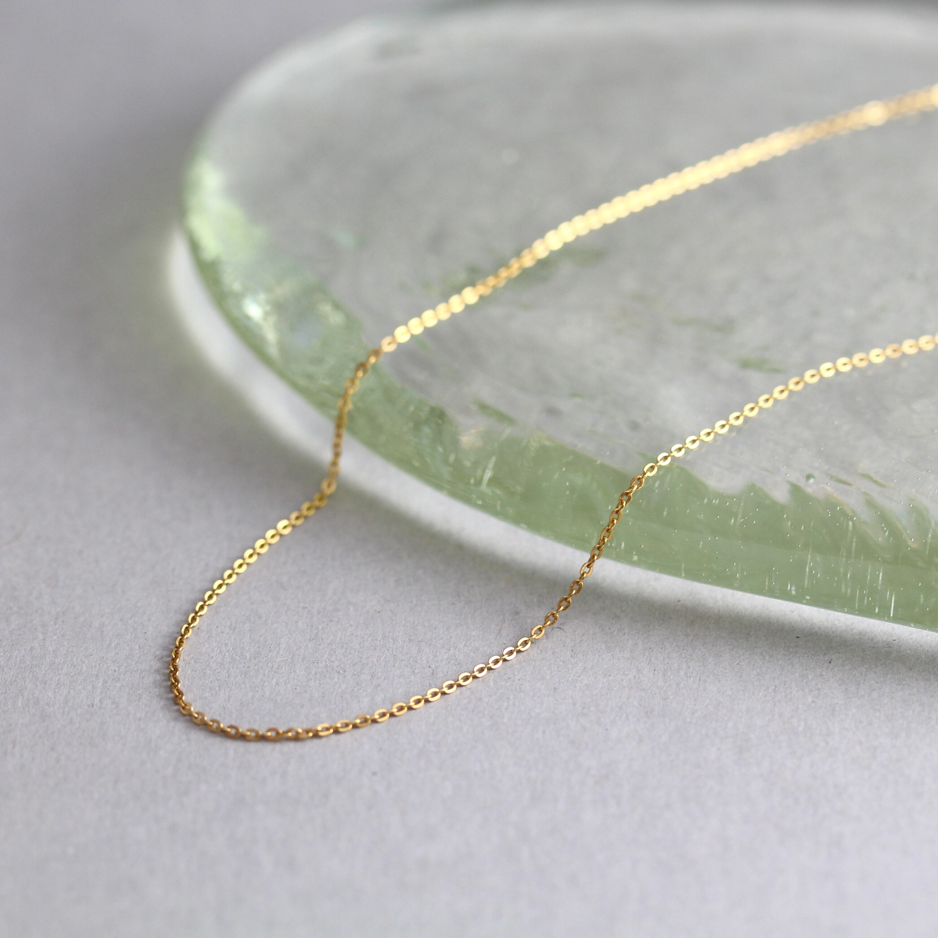 K14GF チェーンネックレス 45cm〈シャイン〉 No.4 | スキンジュエリー