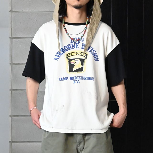 BOWWOW / 101ST AIRBORNE DIV. RIBBED SS CS AGED