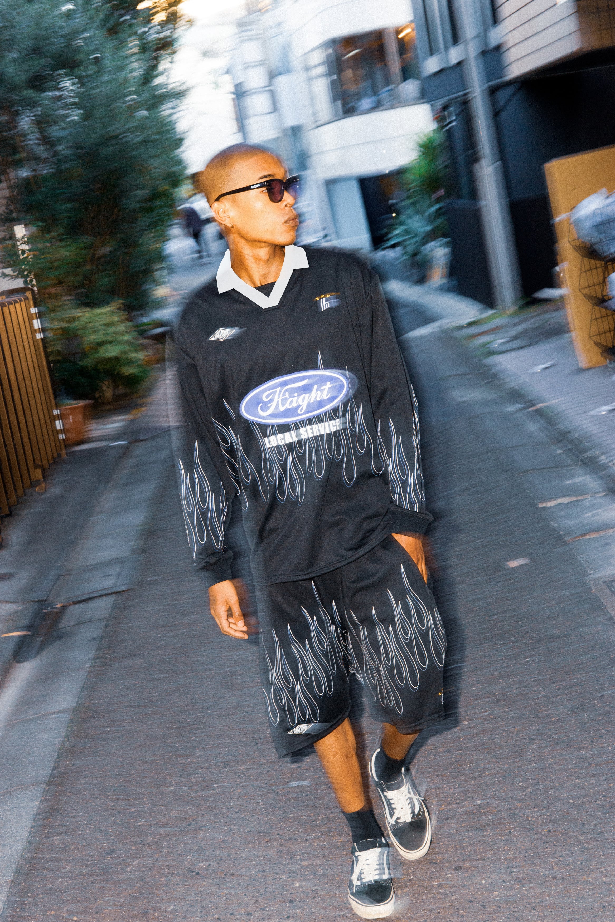 HAIGHT ヘイト FLAMES SOCCER JERSEY | SIDE-A AKITA