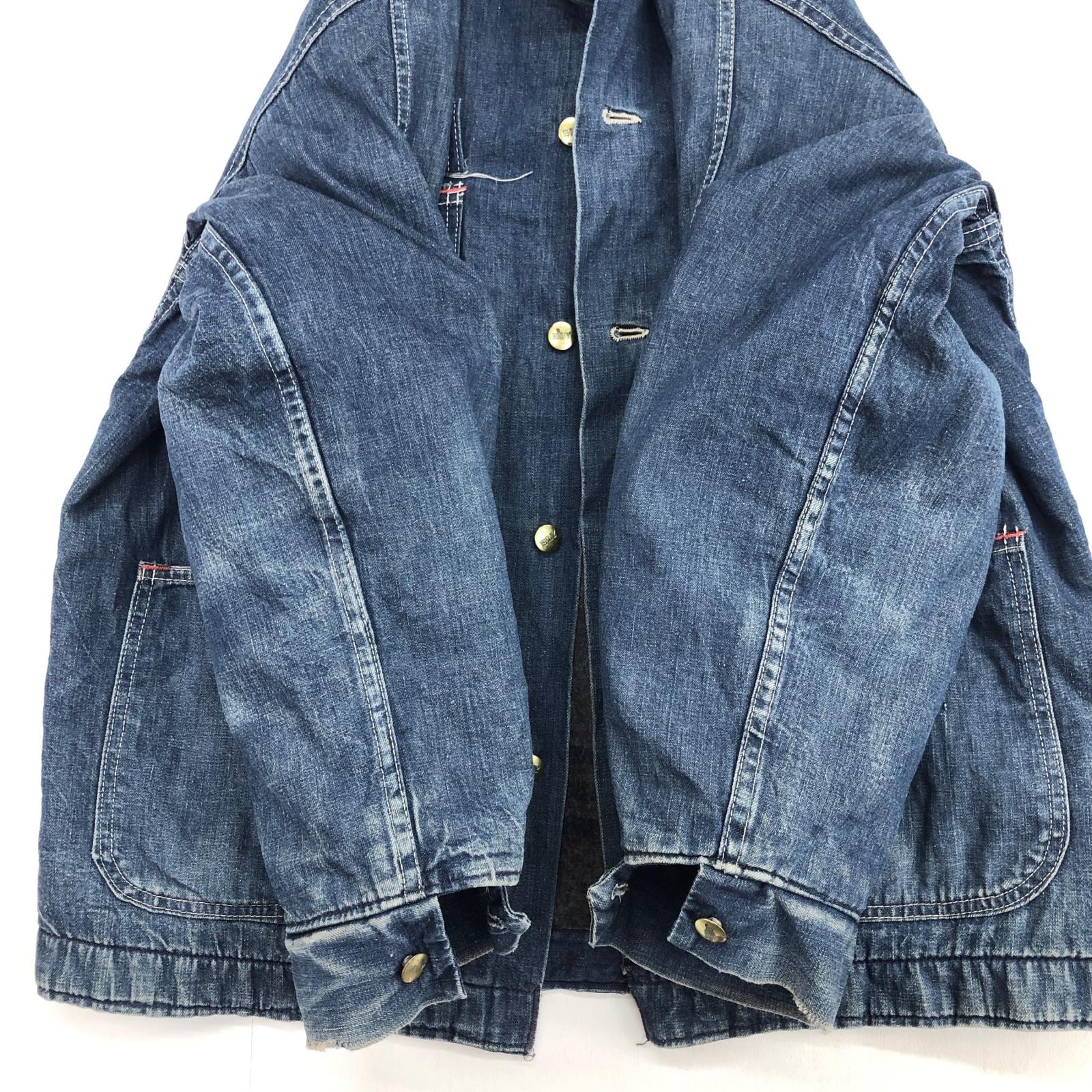 ELY エリー 70年代 USA製 ブランケット付き デニムカバーオール ワーク